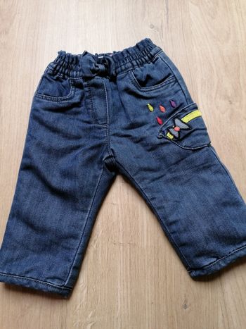 Pantalon doublé polaire dpam 6mois