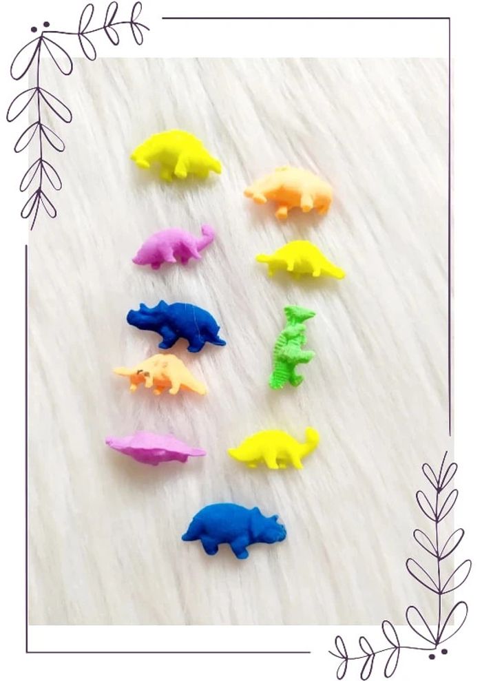 Lot de 10 mini-figurines dinosaures grandissantes dans l'eau - photo numéro 2