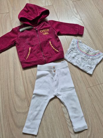 Ensemble lot sweat blouse legging 9 mois