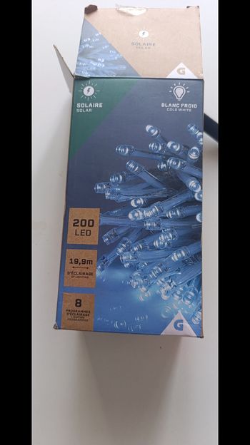 Guirlande lumineuse solaire