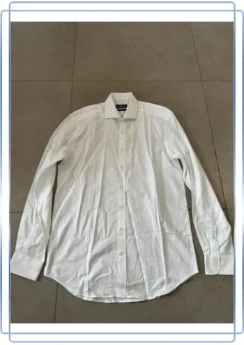 Chemise blanche Café coton, taille M, très bon état