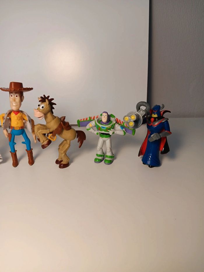 Lot figurines vintage Disney pixar toy story taille 14cm pour la plus grande - photo numéro 3