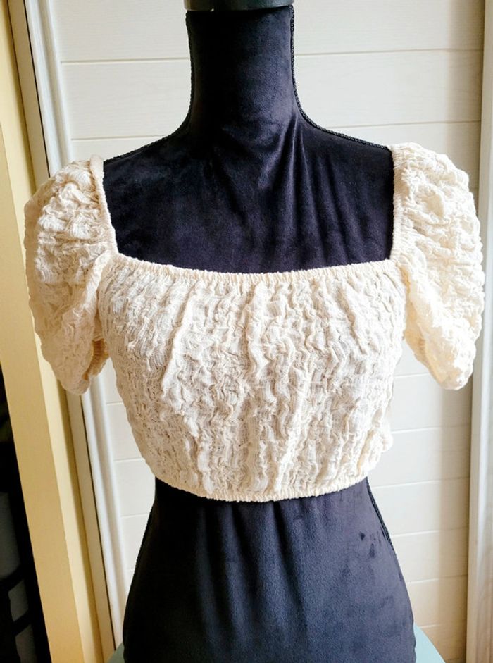 Joli haut Zara crème 36