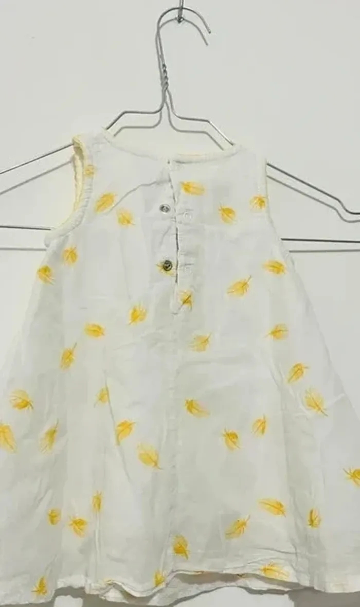 Robe jaune et blanche Sucre D’orge - photo numéro 3