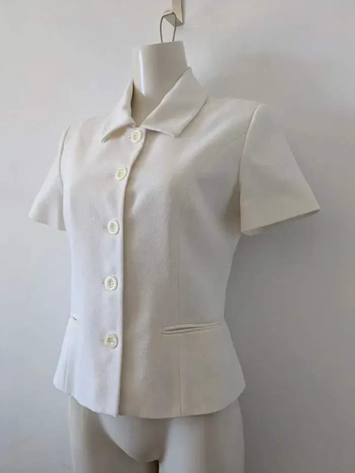 Veste chemise vintage - 123 - taille 36 - photo numéro 3