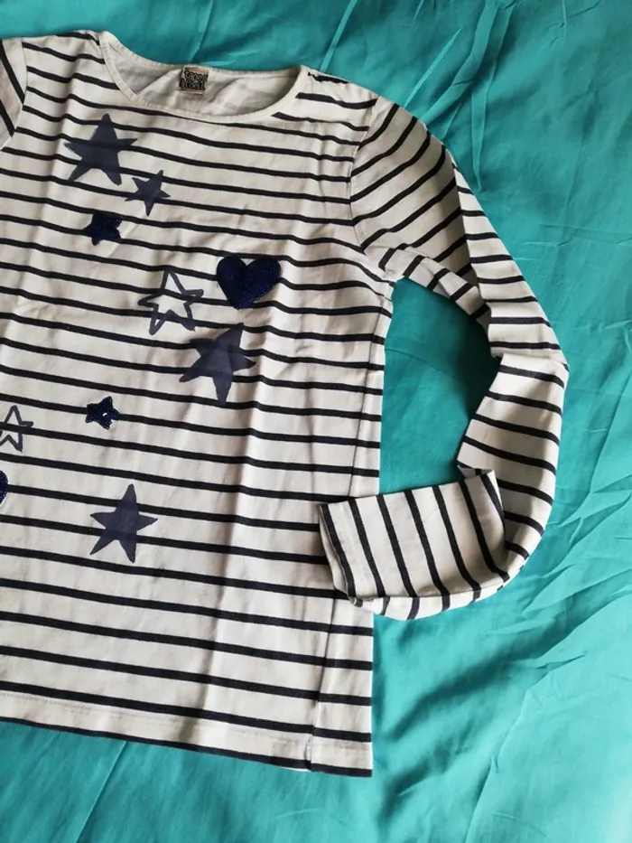T-shirt manches longues fille - photo numéro 4
