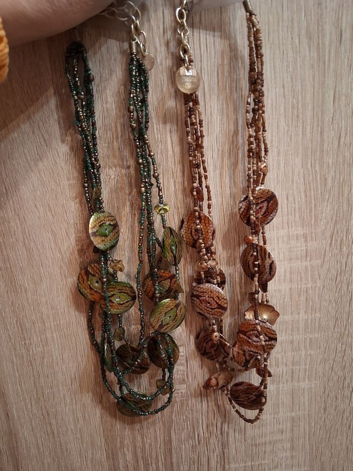 Lot colliers longs, fantaisie - photo numéro 3