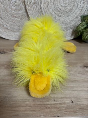 Doudou canard poussin jaune allongé IKEA