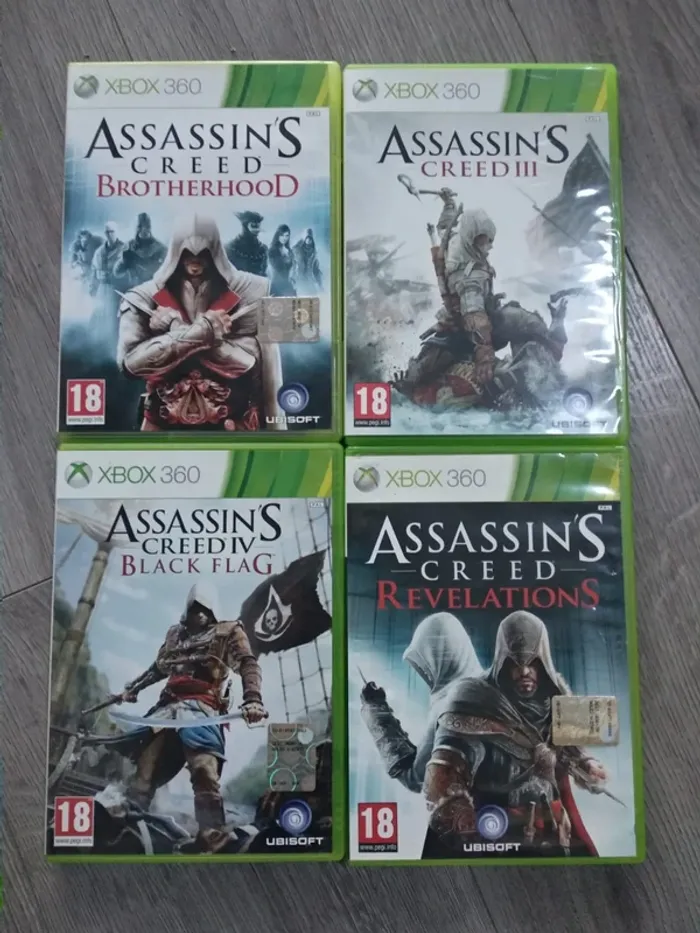 Lot jeux xbox Assassins creed