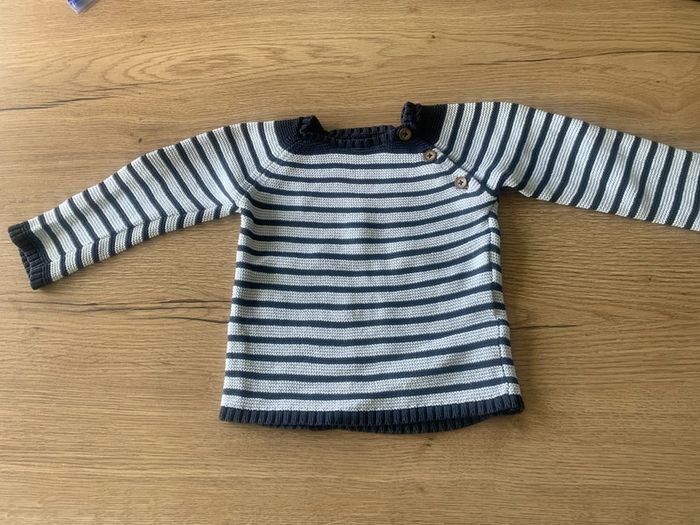 Pull marin fille