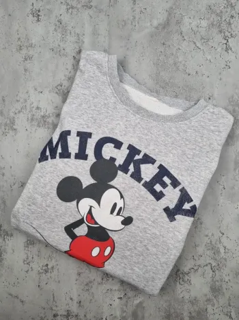 Sweat Mickey gris oversize Femme – Taille XL/XXL (voir mesures)
