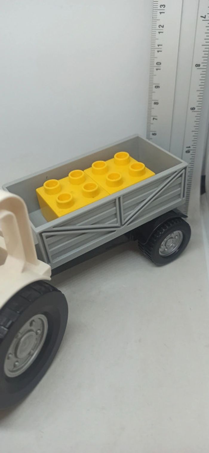 Véhicule tracteur de zoo avec remorque lego duplo - photo numéro 4