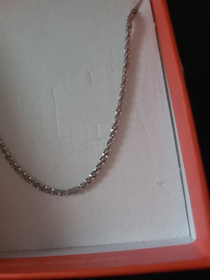 Chaîne en acier inoxydable argenté - photo numéro 3