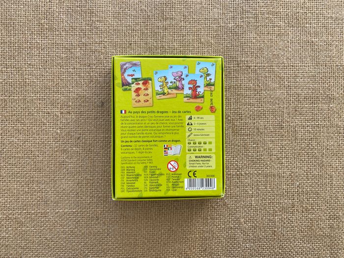 Jeu de cartes Au pays des petits dragons Haba - photo numéro 2