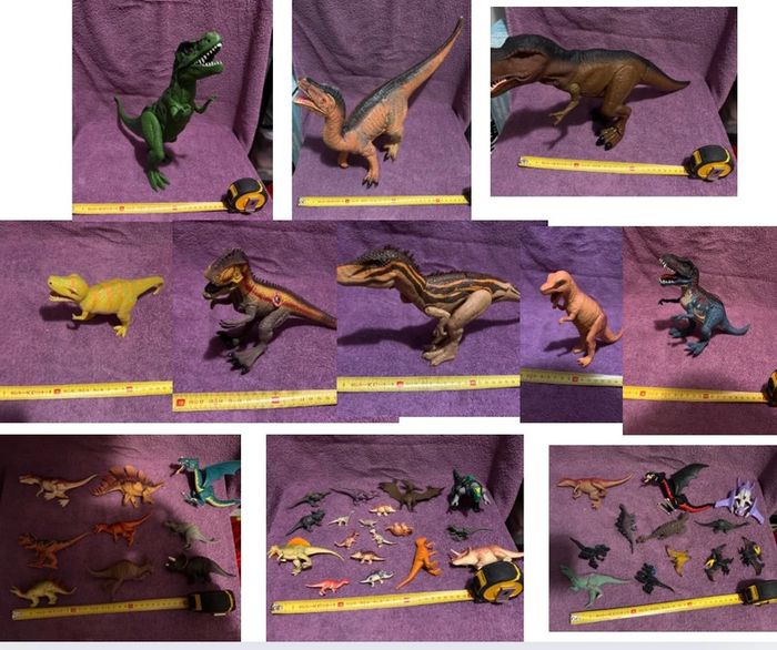 Gros lot de figurines dinosaure.