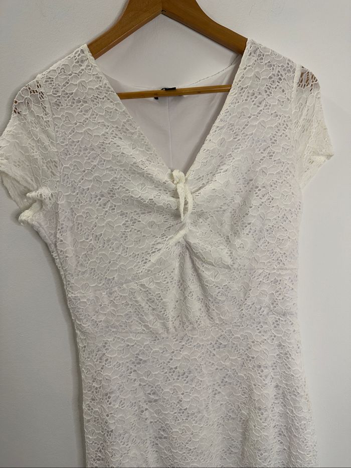 Robe blanche Kiabi taille L peu portée - photo numéro 3