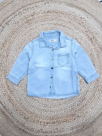 Chemise en jean Gémo 12 mois