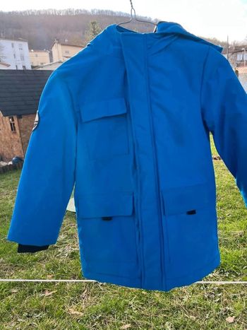 Parka bleu