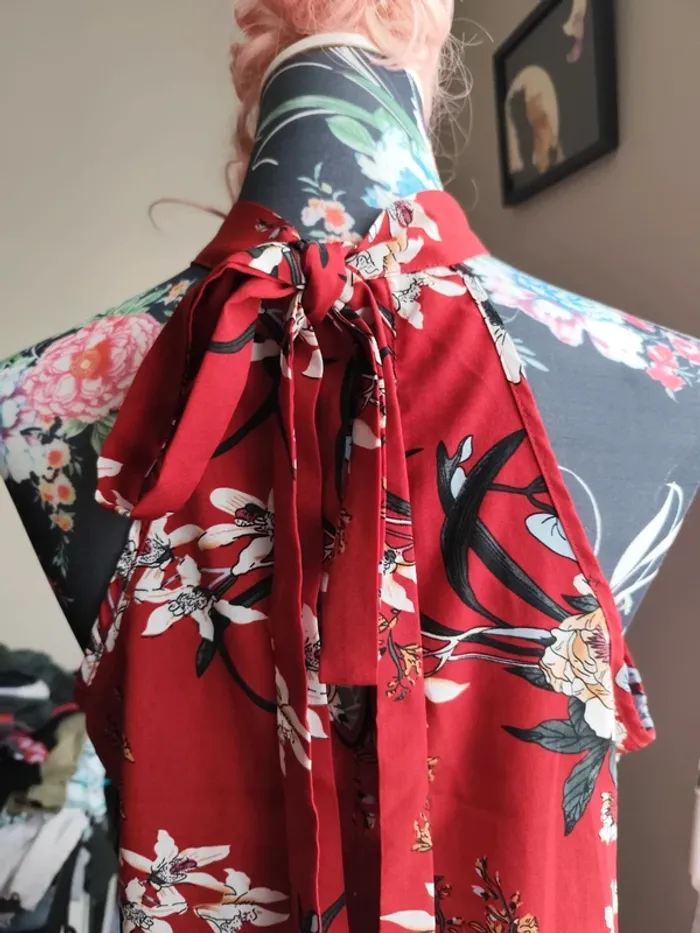 Robe ras de cou trapèze - photo numéro 4