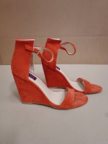 Sandales à talons corail Mojo Moxy taille 39,5