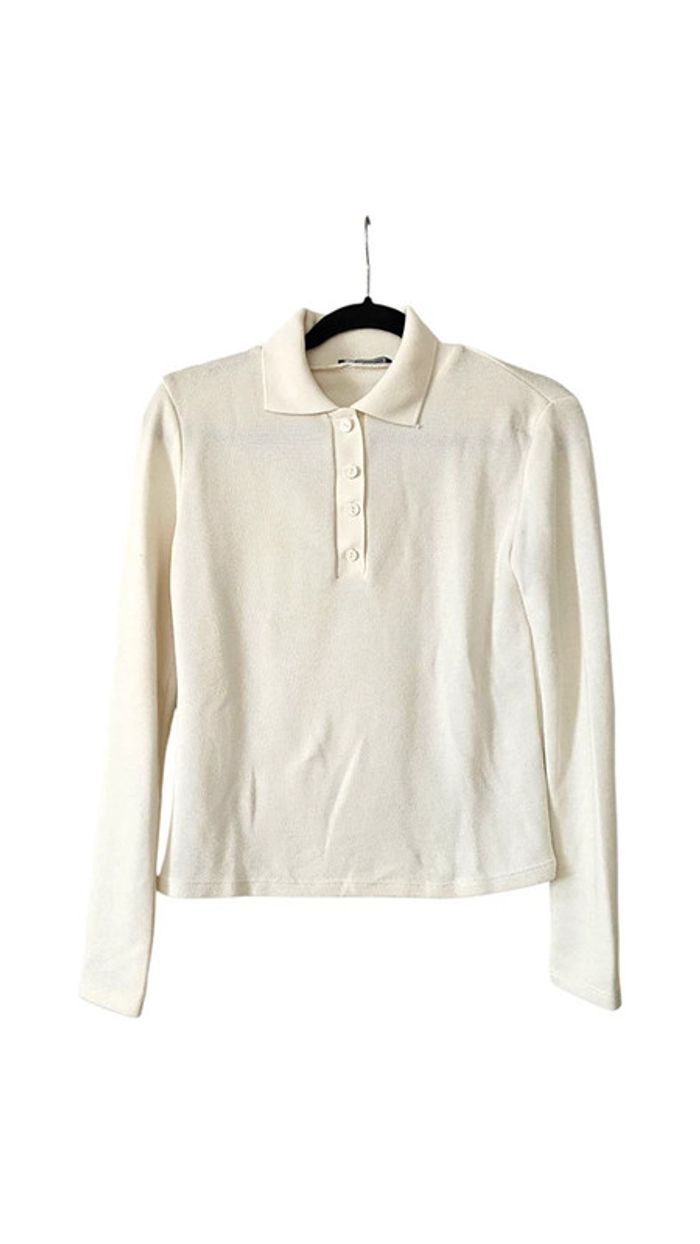 haut et t-shirt Zara crème taille S - photo numéro 2