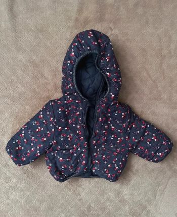 Manteau réversible fille