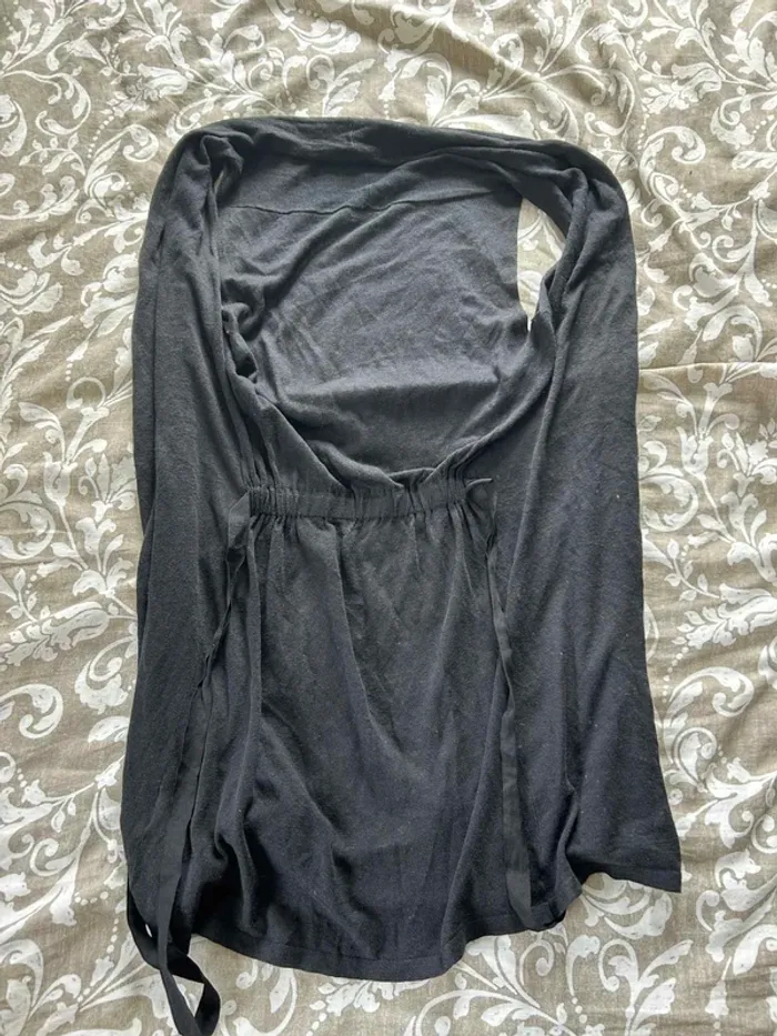 Gilet sans manches noir Éliane et Léna – Taille 40 noir - photo numéro 2