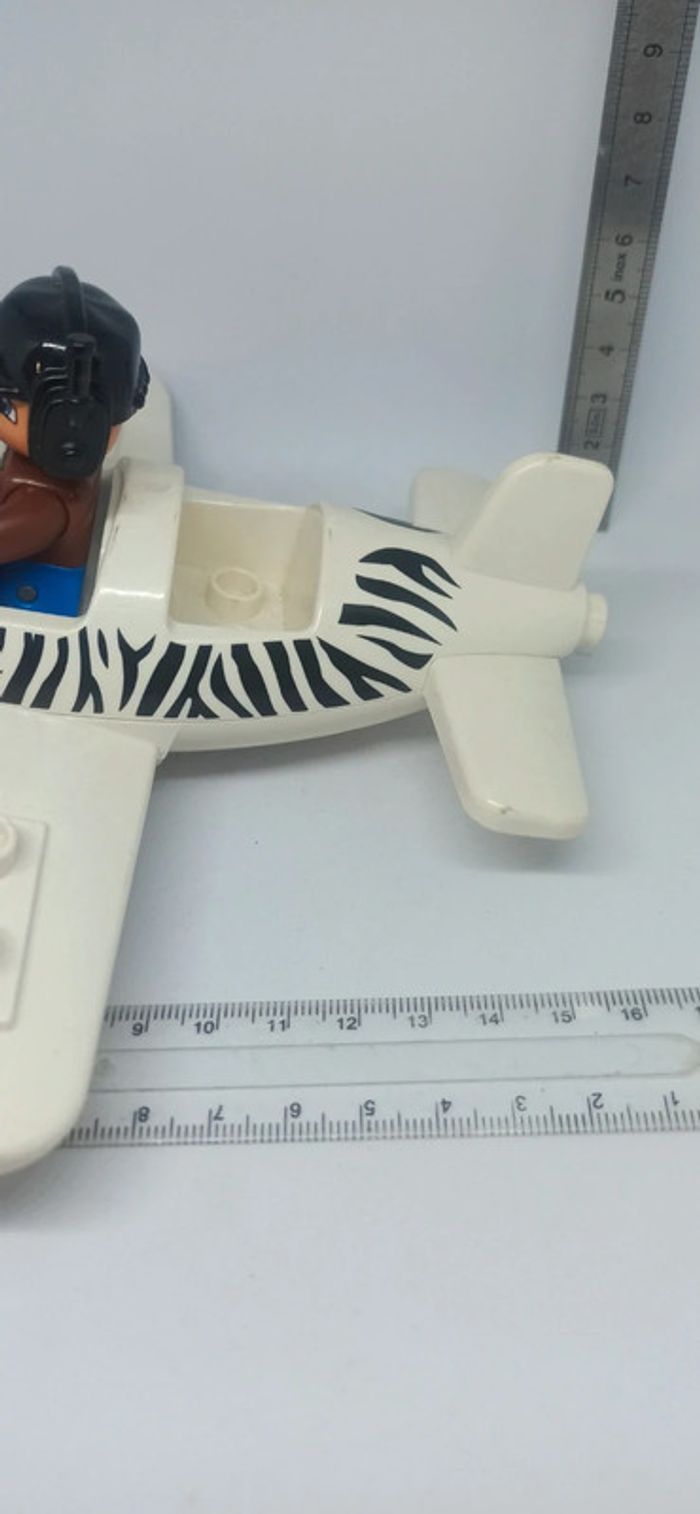 Avion de safari avec pilote lego duplo - photo numéro 3