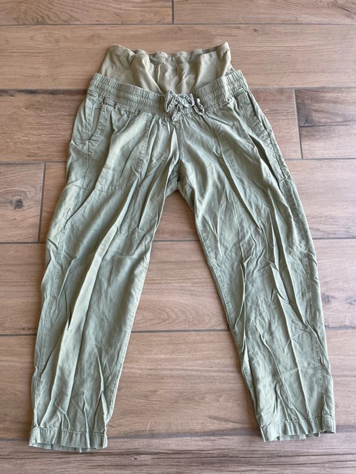 Pantalon maternité en Lin