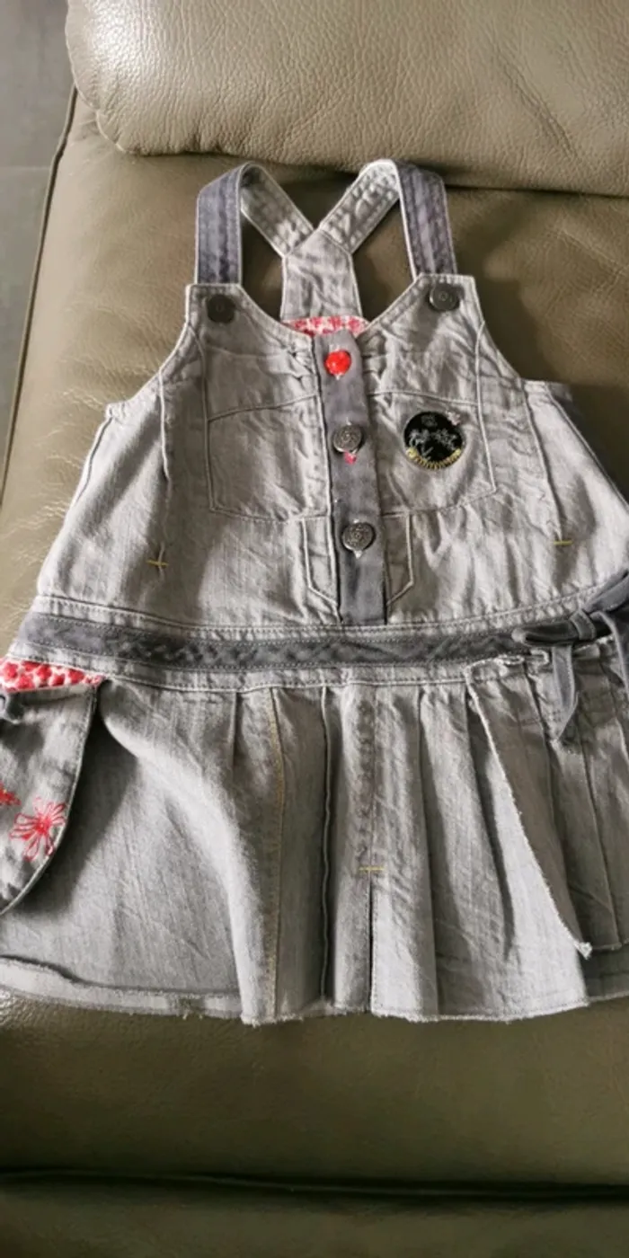 Robe Jean gris Marèse 6 mois