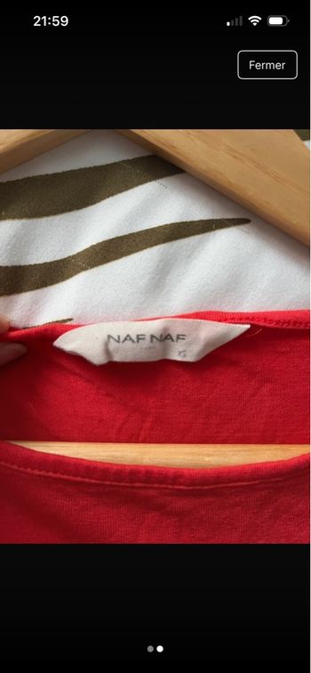 Top rouge NafNaf