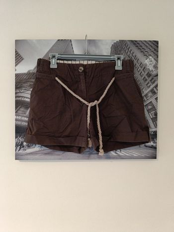 Short taille haute t 38 Etam marron