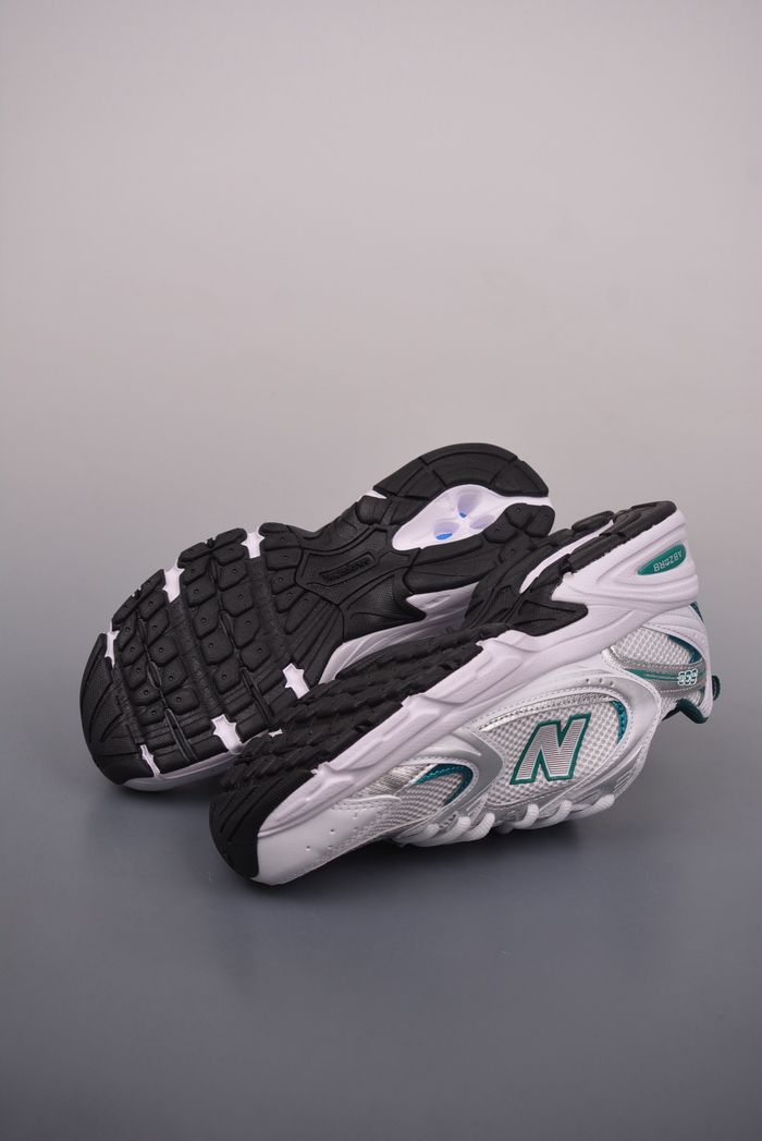 38:New Balance NB 530 ABZORB (Blanc, Gris, Vert) - photo numéro 4