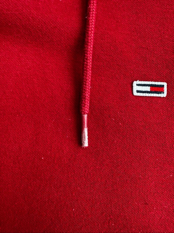 Sweat à capuche Tommy Hilfiger bordeaux - photo numéro 3