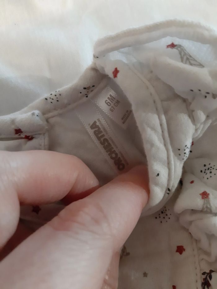 Robe motif automne hiver - 6 mois - photo numéro 3