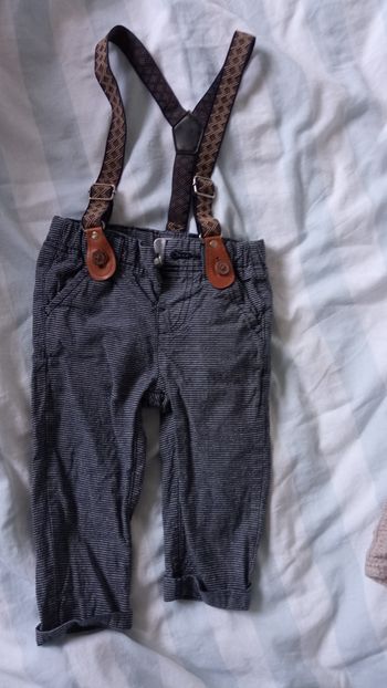 Pantalon bretelles 