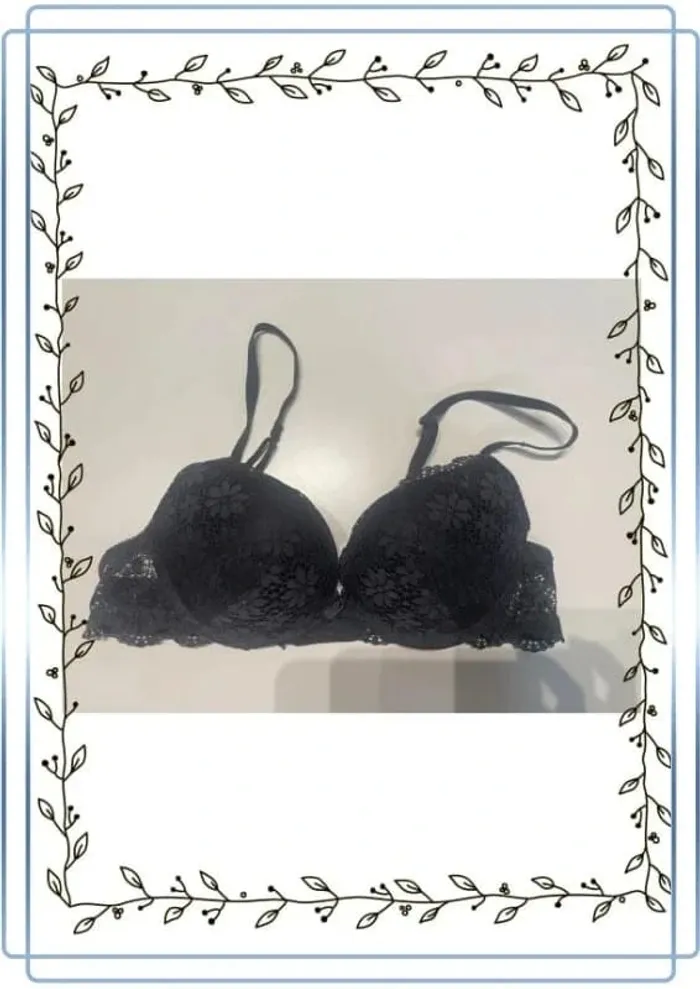 Soutien gorge violet foncé secret possessions, taille 85B, très bon état