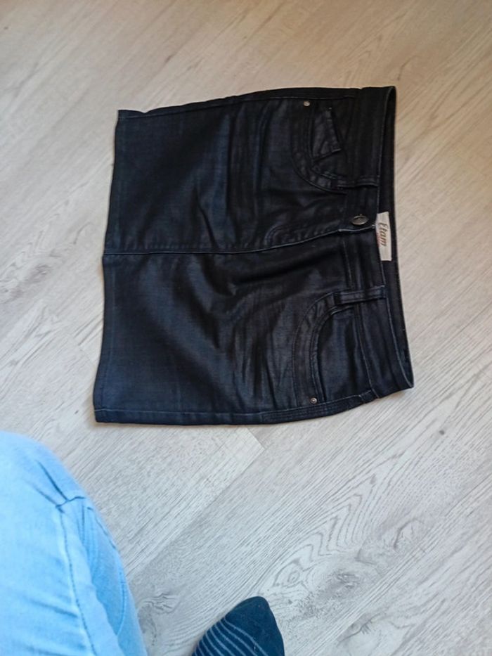Mini Jupe  Etam jeans 38 M femme tbe - photo numéro 3