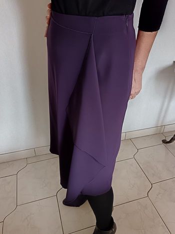Jupe de couleur prune 