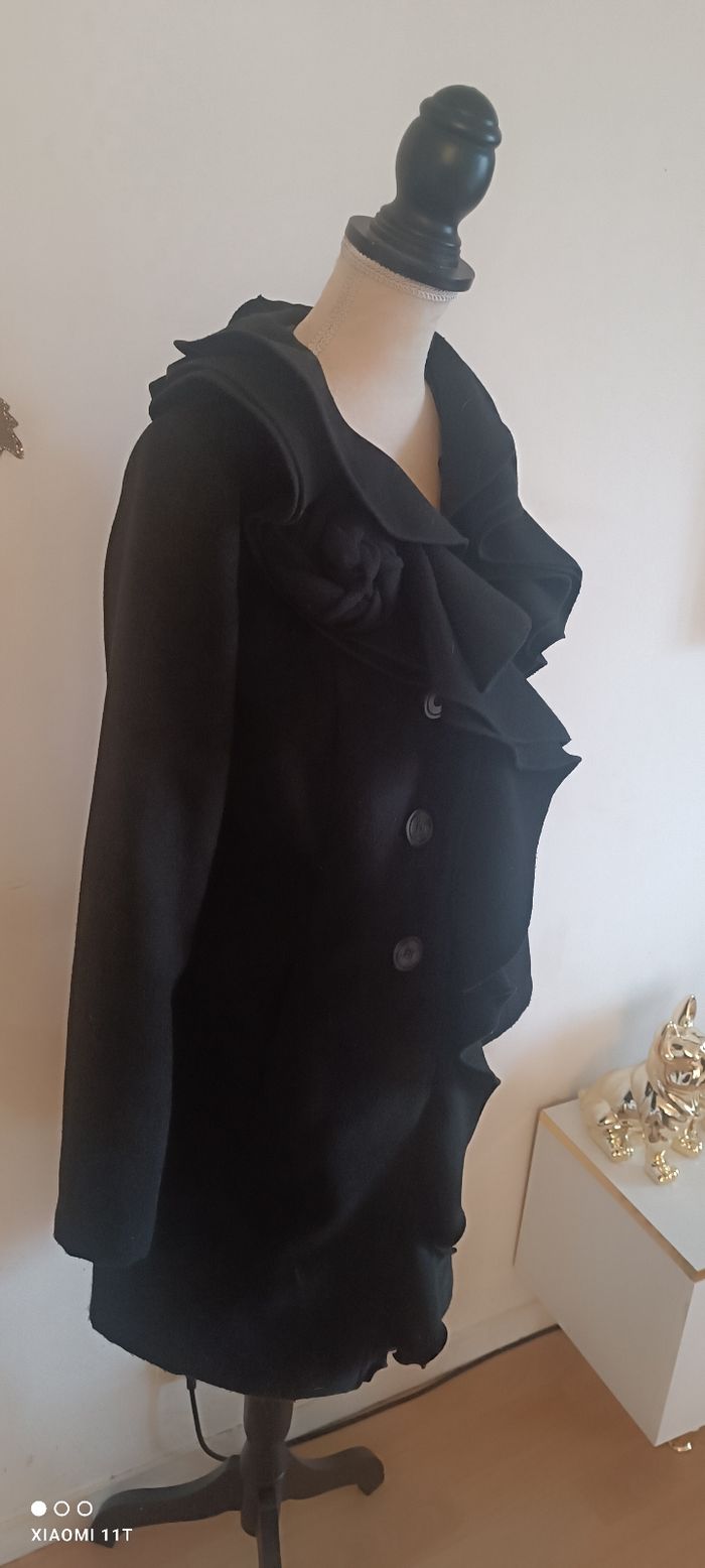 Manteau femme taille 38 noir - photo numéro 3