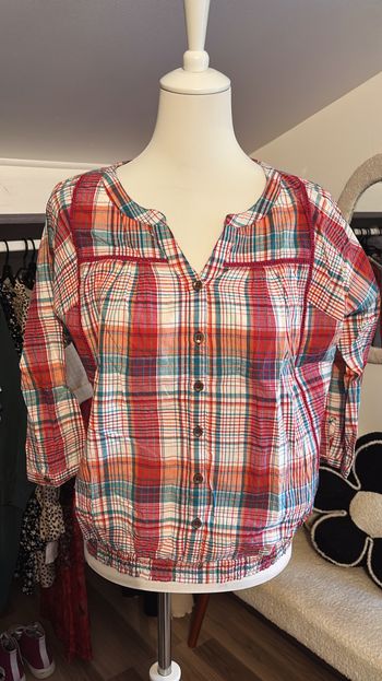 Chemise à carreaux Patrice Breal T42