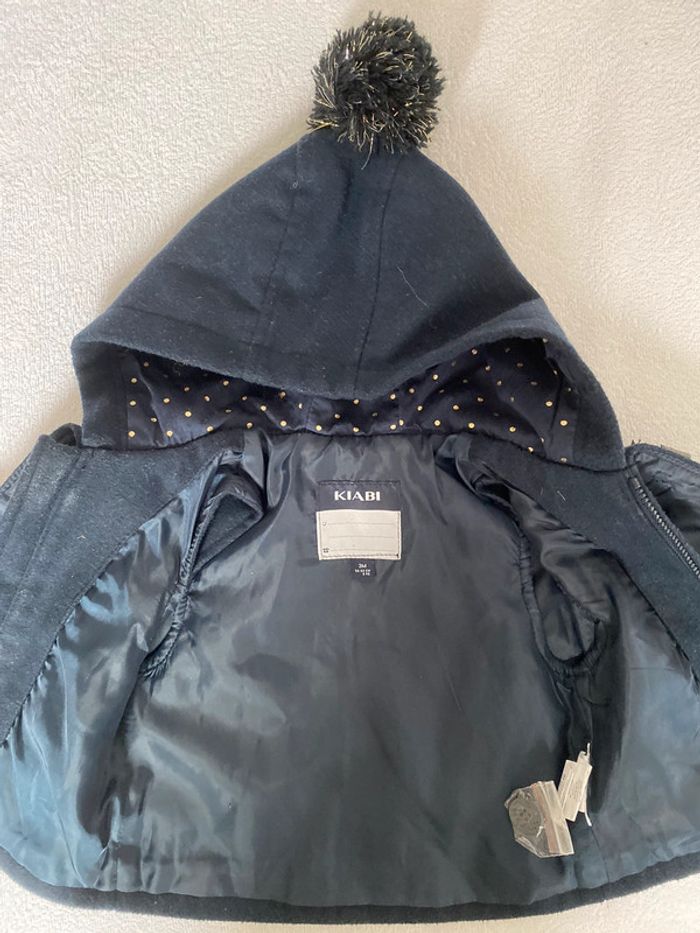 Veste manteau manches chauve souris 3 mois - photo numéro 3
