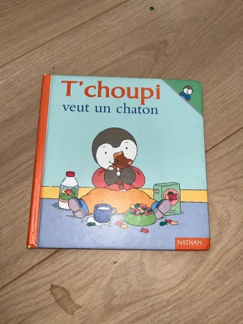 Livre pour enfants tchoupi veut un chaton