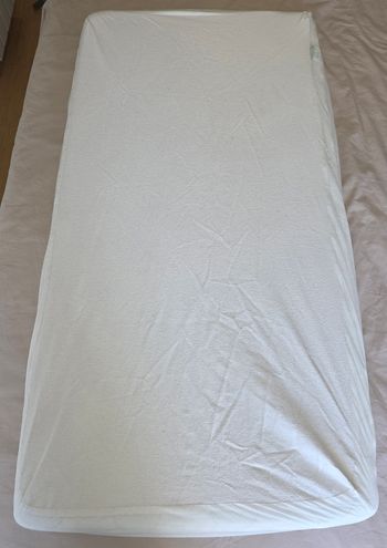 Alèse imperméable blanche pomette 120×60