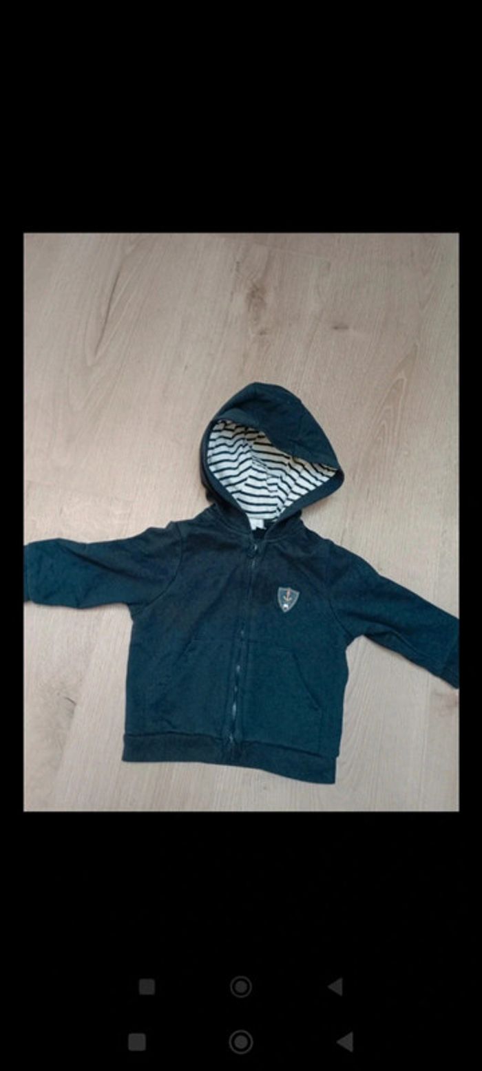 Veste sweat 6 mois Vertbaudet