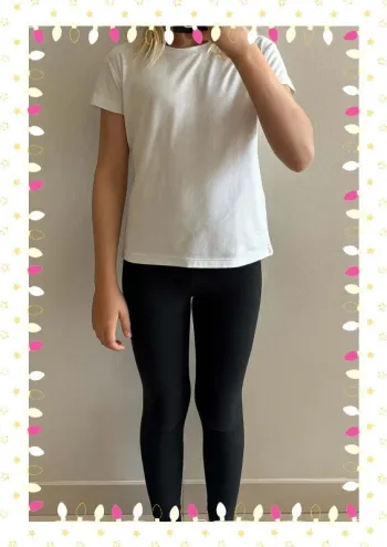 🖤 Legging noir long – Fille – Taille 14 ans 🖤