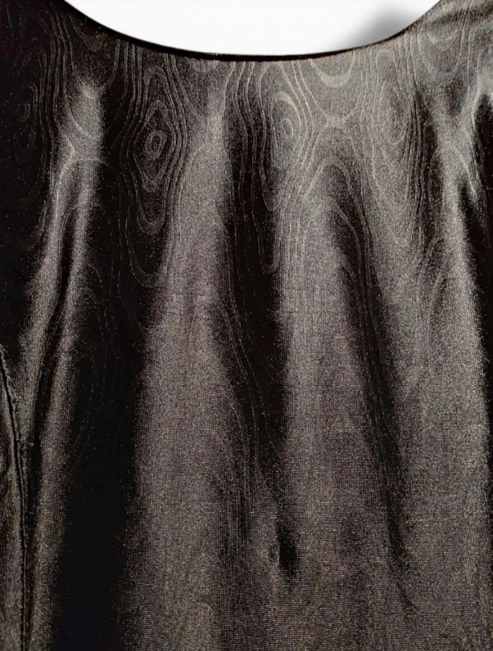 Robe vintage noire années 80 avec grand noeud - photo numéro 6