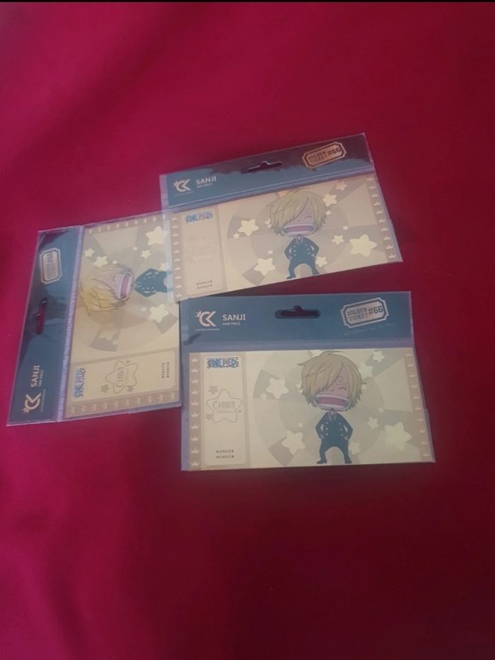 Billet d'or sanji one piece