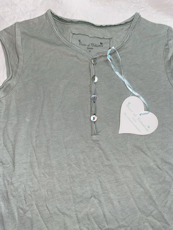 tshirt Oscar et Valentine neuf avec étiquette 6 ans - photo numéro 2