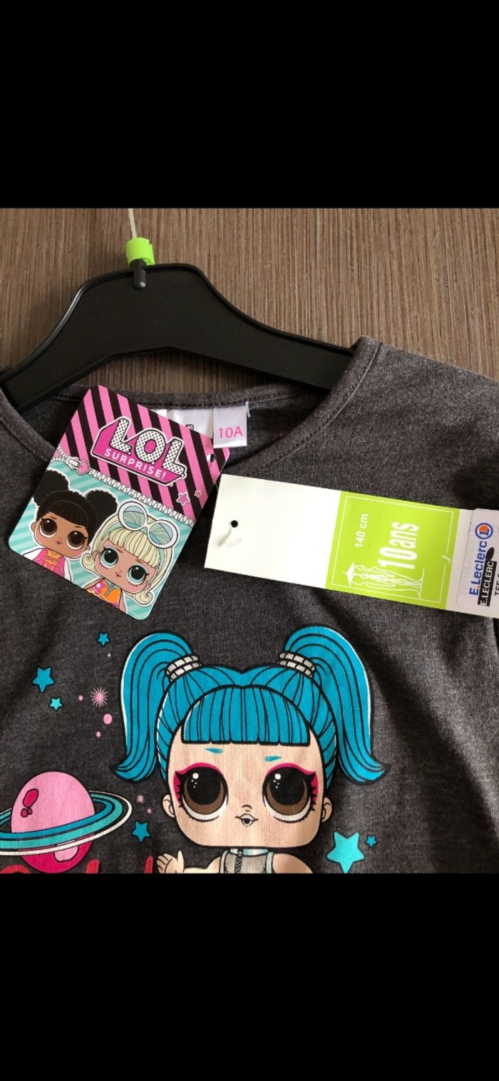 Tee shirt manches longues fille LOL surprise 10 ans - photo numéro 3
